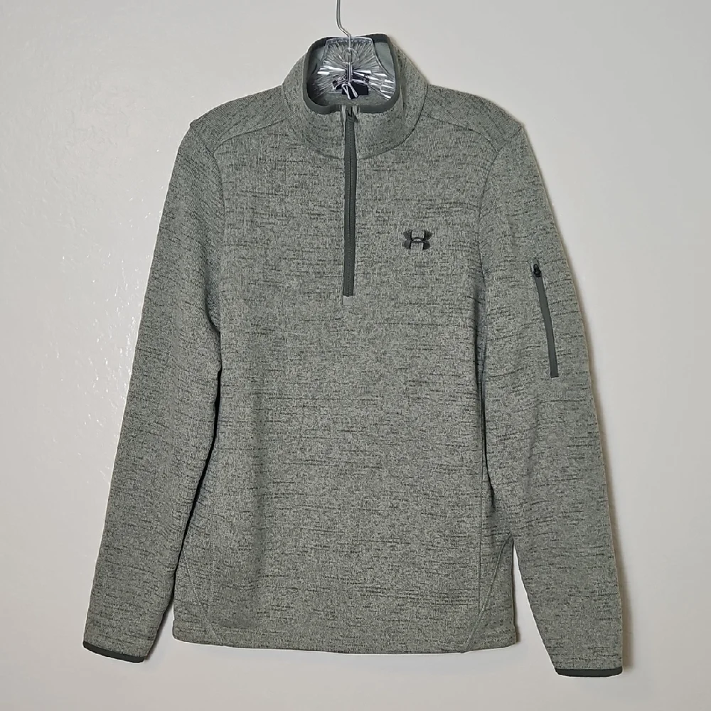 Under Armour Men's Performance Jacket in Heather Olive/ Gray